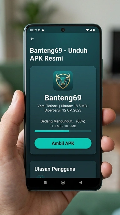 Tampilan halaman APK banteng69
